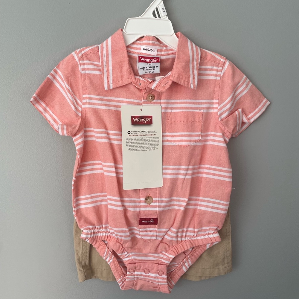 Toddler size 9 months wranglers outfit bnwt